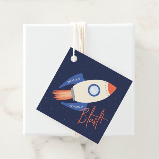 Kosmische Feier Geburtstagsparty Gunst Tags Geschenkanhänger (Beispiel)