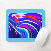 Kosmische Fließkunst Mousepad (Mit Mouse)