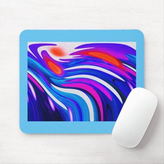 Kosmische Fließkunst Mousepad (Mit Mouse)