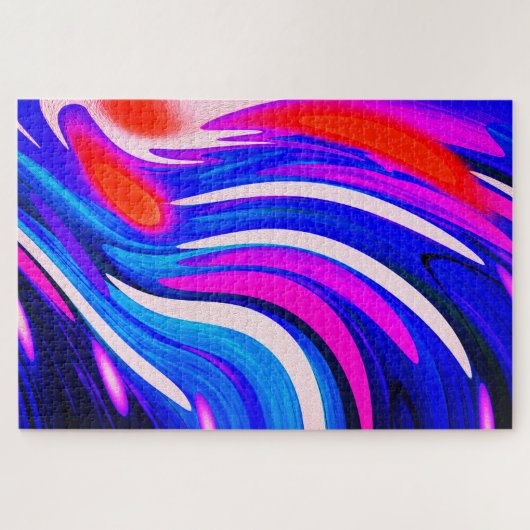 Kosmische Fließkunst Puzzle (Horizontal)