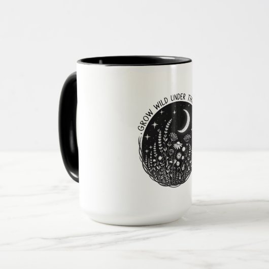 kosmische Floral Tasse (Vorderseite Links)