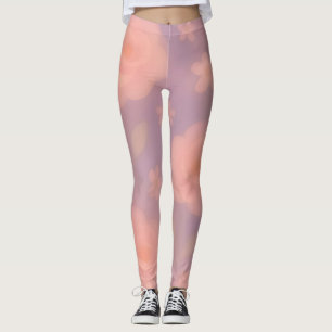 Kosmische Flüstern – Träumerische Pastell-Galaxie- Leggings