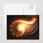 Kosmische Frage Postkarte (Vorne/Hinten)