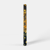 Kosmische Frau mit leuchtendem, goldgelbem Haar Samsung Galaxy Hülle (Rechte Seite)