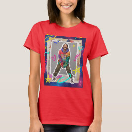 Kosmische Freude Collage T-Shirt