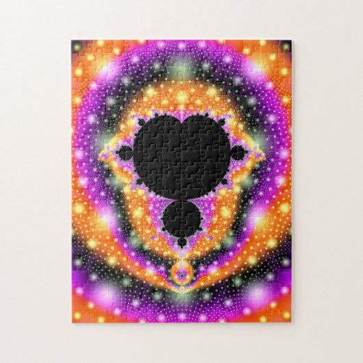 Kosmische Frucht - Fraktal-Puzzle Puzzle (Vertikal)