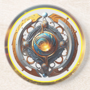 "Kosmische Fusion" Getränkeuntersetzer