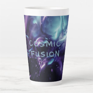 Kosmische Fusion Himmelsabstrakt Lila Galaxie .. Milchtasse