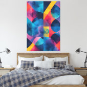 Kosmische Fusion in Bewegung Leinwanddruck (Insitu (Schlafzimmer))