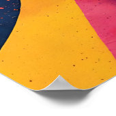 Kosmische Fusion in Bewegung Poster (Ecke)