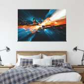 Kosmische Fusion Leinwanddruck (Insitu (Schlafzimmer))