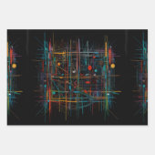 Kosmische Fusion - Planeten und Neutronen Geschenkpapier Set (Vorderseite 3)
