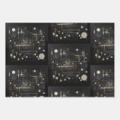 Kosmische Fusion - Planeten und Neutronen Geschenkpapier Set (Vorderseite 2)
