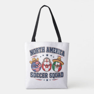 Kosmische Fußballstars Alien- und Skelett-Fußball Tasche