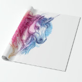Kosmische Galaxie Einhorn (1) Geschenkpapier (Ungerollt)