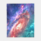 Kosmische Galaxie Fleecedecke (Vorderseite)