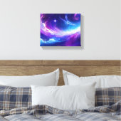 Kosmische Galaxie Kunst Leinwanddruck (Insitu (Schlafzimmer))