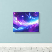 Kosmische Galaxie Kunst Leinwanddruck (Insitu (Holzboden))