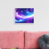 Kosmische Galaxie Kunst Leinwanddruck (Insitu (Wohnzimmer))