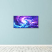 Kosmische Galaxie Kunst Leinwanddruck (Insitu (Holzboden))