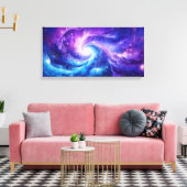 Kosmische Galaxie Kunst Leinwanddruck (Insitu (Wohnzimmer))