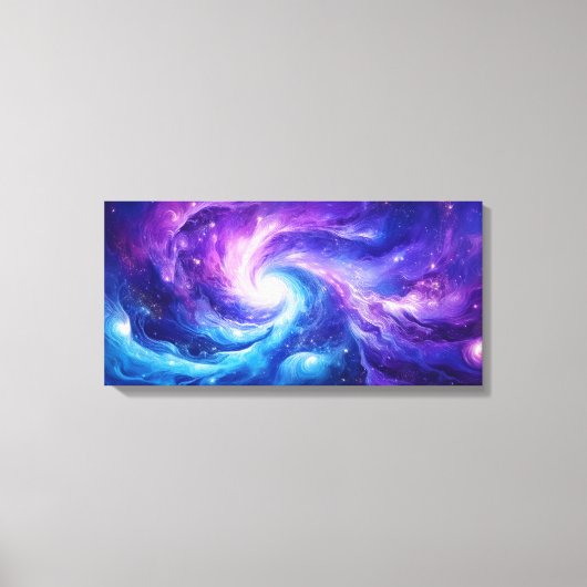 Kosmische Galaxie Kunst Leinwanddruck (Vorderseite)