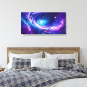 Kosmische Galaxie Kunst Leinwanddruck (Insitu (Schlafzimmer))