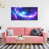 Kosmische Galaxie Kunst Leinwanddruck (Insitu (Wohnzimmer))