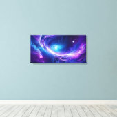 Kosmische Galaxie Kunst Leinwanddruck (Insitu (Holzboden))
