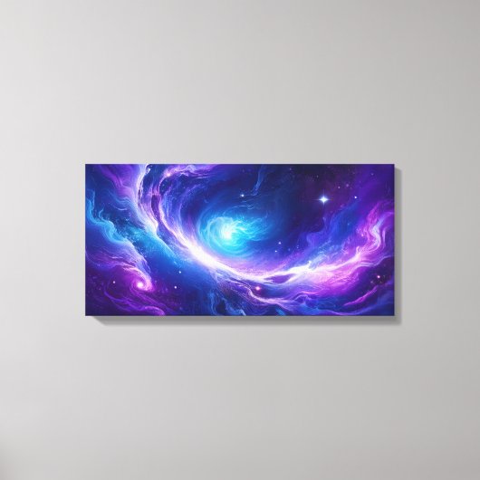 Kosmische Galaxie Kunst Leinwanddruck (Vorderseite)