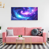 Kosmische Galaxie Kunst Leinwanddruck (Insitu (Wohnzimmer))