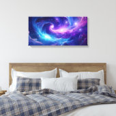 Kosmische Galaxie Kunst Leinwanddruck (Insitu (Schlafzimmer))