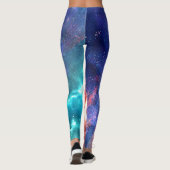 Kosmische Galaxie Leggings (Rückseite)