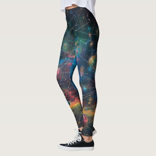Kosmische Galaxie-Leggings Leggings (Links)