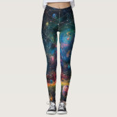 Kosmische Galaxie-Leggings Leggings (Vorderseite)