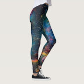 Kosmische Galaxie-Leggings Leggings (Rechts)