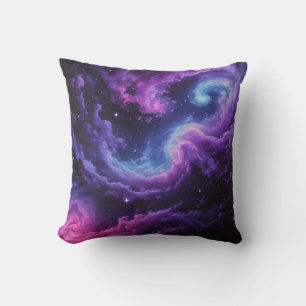 Kosmische Galaxie-Nebel-Abstrakt-Raum-Kunst-Design Kissen