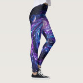 Kosmische Galaxie Planet Traumlandschaft Leggings (Rechts)