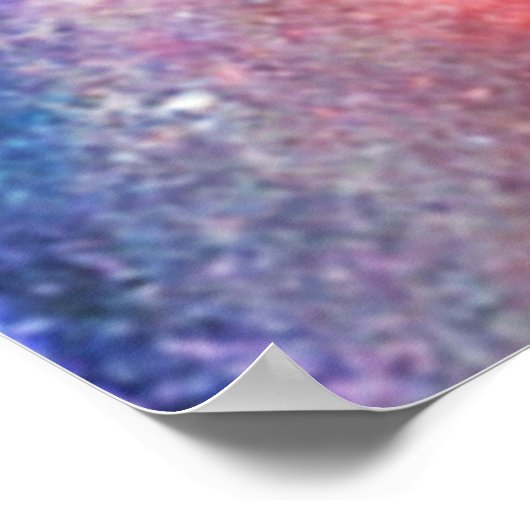 Kosmische Galaxie Poster (Ecke)