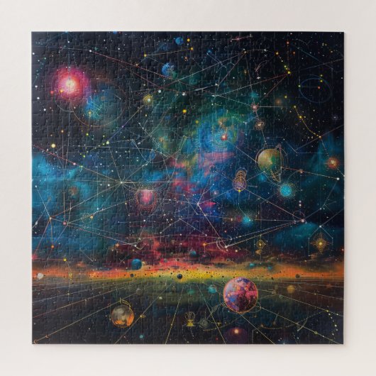 Kosmische Galaxie-Puzzle Puzzle (Vertikal)