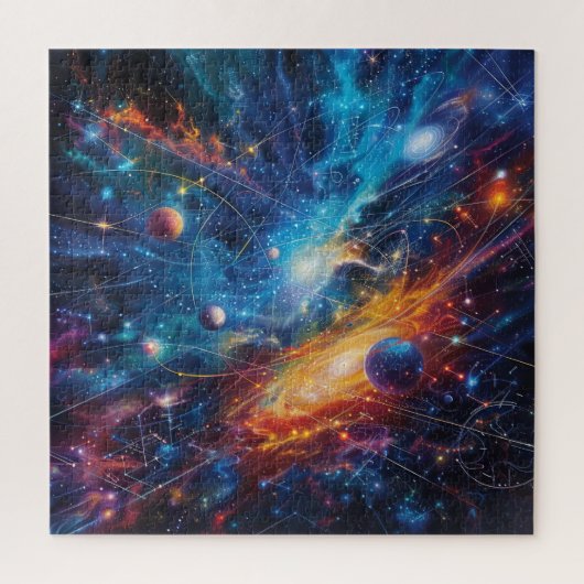Kosmische Galaxie-Puzzle Puzzle (Vertikal)
