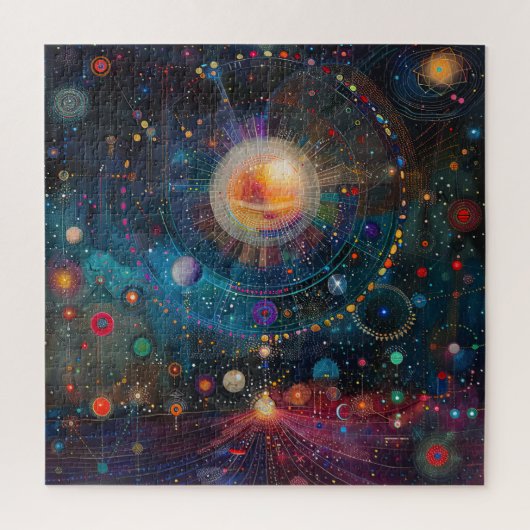 Kosmische Galaxie-Puzzle Puzzle (Vertikal)