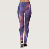 Kosmische Galaxie Spirale Nebel Kunst Leggings (Rückseite)