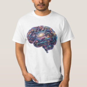 Kosmische Galaxie Universum Gehirn Astronomie Welt T-Shirt