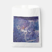 Kosmische Galaxie Wasserfarben Abstract Danke Geschenktütchen (Vorderseite)