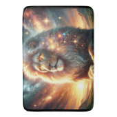 Kosmische Galaxie Weltraum Löwe Stärke Astrologie Badematte (Vorderseite Vertikal)