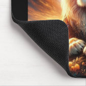 Kosmische Galaxie Weltraum Löwe Stärke Astrologie Mousepad (Ecke)