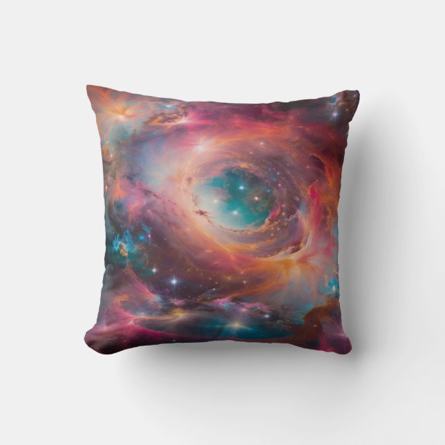 Kosmische Geometrie Kissen (Vorderseite)