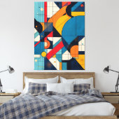 Kosmische Geometrie Leinwanddruck (Insitu (Schlafzimmer))