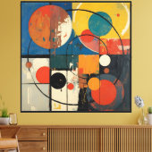 Kosmische Geometrie Leinwanddruck (Insitu (Wohnzimmer))